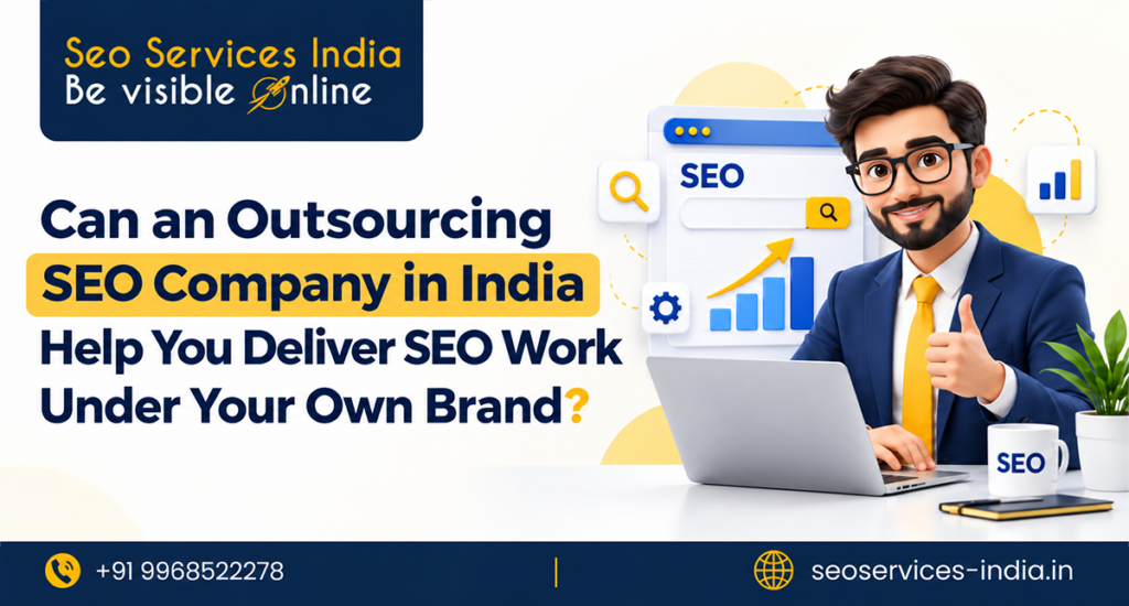Digital marketing agency team working with an outsourcing SEO company in India on white-label SEO